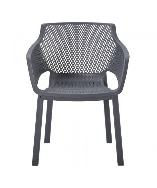 ΠΟΛΥΘΡΟΝΑ ΠΟΛΥΠΡΟΠΥΛΕΝΙΟΥ PEGGY HM6368.10 ΓΚΡΙ 60x55x79Υεκ