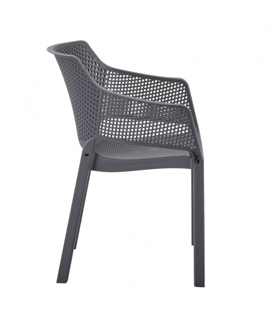 ΠΟΛΥΘΡΟΝΑ ΠΟΛΥΠΡΟΠΥΛΕΝΙΟΥ PEGGY HM6368.10 ΓΚΡΙ 60x55x79Υεκ