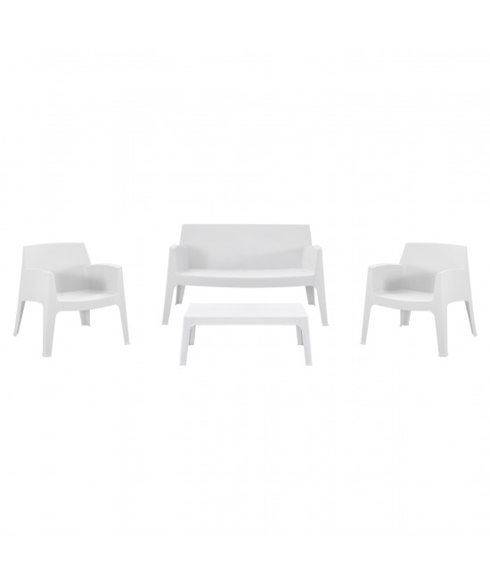 ΣΕΤ LOUNGE 4ΤΜΧ SLEEK HM21275.01 ΛΕΥΚΟ ΠΟΛΥΠΡΟΠΥΛΕΝΙΟ ΣΕΤ LOUNGE 4ΤΜΧ SLEEK HM21275.01 ΛΕΥΚΟ ΠΟΛΥΠΡΟΠΥΛΕΝΙΟ
