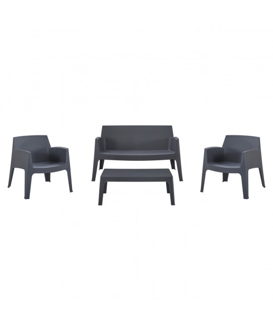 ΣΕΤ LOUNGE 4ΤΜΧ SLEEK HM21275.10 ΓΚΡΙ ΠΟΛΥΠΡΟΠΥΛΕΝΙΟ ΣΕΤ LOUNGE 4ΤΜΧ SLEEK HM21275.10 ΓΚΡΙ ΠΟΛΥΠΡΟΠΥΛΕΝΙΟ