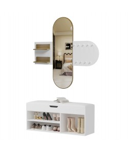ΣΕΤ ΕΙΣΟΔΟΥ 2ΤΜΧ CHERYL HM21276.02 ΜΕΛΑΜΙΝΗ ΣΕ ΛΕΥΚΟ--SONAMA