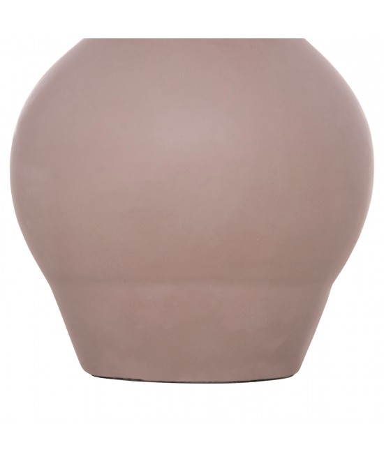 ΔΙΑΚΟΣΜΗΤΙΚΟ ΒΑΖΟ ΔΑΠΕΔΟΥ NEBULA HM4660.05M FIBER CEMENT TAUPE--ΞΥΛΟ ΤΕΑΚ Φ45x148Υεκ
