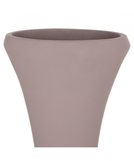 ΔΙΑΚΟΣΜΗΤΙΚΟ ΒΑΖΟ ΔΑΠΕΔΟΥ NEBULA HM4660.05S FIBER CEMENT TAUPE--ΞΥΛΟ ΤΕΑΚ Φ45x115Υεκ