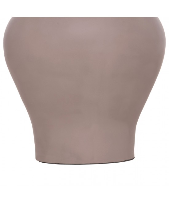 ΔΙΑΚΟΣΜΗΤΙΚΟ ΒΑΖΟ ΔΑΠΕΔΟΥ NEBULA HM4660.05S FIBER CEMENT TAUPE--ΞΥΛΟ ΤΕΑΚ Φ45x115Υεκ