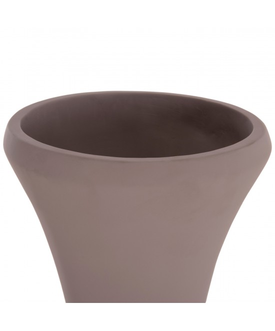 ΔΙΑΚΟΣΜΗΤΙΚΟ ΒΑΖΟ ΔΑΠΕΔΟΥ NEBULA HM4660.05S FIBER CEMENT TAUPE--ΞΥΛΟ ΤΕΑΚ Φ45x115Υεκ