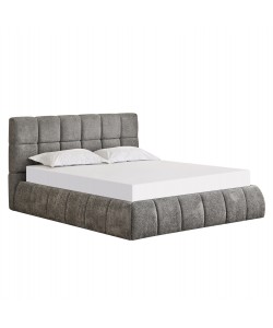 ΚΡΕΒΑΤΙ ΔΙΠΛΟ EDDY HM731.01 ΓΚΡΙ ΜΠΟΥΚΛΕ & ΑΠΟΘΗΚΕΥΤΙΚΟΣ ΧΩΡΟΣ ΓΙΑ ΣΤΡΩΜΑ 160x200εκ