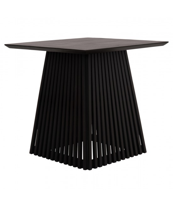 ΤΡΑΠΕΖΙ ΤΡΑΠΕΖΑΡΙΑΣ ΤΕΤΡΑΓΩΝΟ FRANTZ HM9458.02 MINDI ΞΥΛΟ ΜΑΥΡΟ 80x80x78Yεκ.
