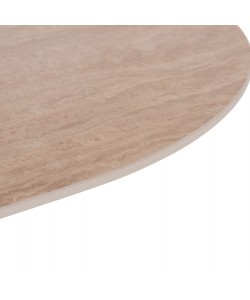 ΤΡΑΠΕΖΙ ΟΒΑΛ CATER HM18320 ΚΕΡΑΜΙΚΟ TOP ΟΨΗ ΤΡΑΒΕΡΤΙΝΑΣ-MDF ΒΑΣΗ 180x90x74Υεκ