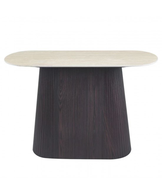 ΚΟΝΣΟΛΑ CATER HM18323 ΚΕΡΑΜΙΚΟ TOP ΟΨΗ ΤΡΑΒΕΡΤΙΝΑΣ-MDF ΒΑΣΗ 120x40x77Υεκ.