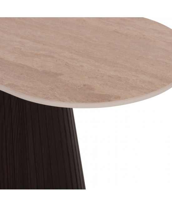 ΚΟΝΣΟΛΑ CATER HM18323 ΚΕΡΑΜΙΚΟ TOP ΟΨΗ ΤΡΑΒΕΡΤΙΝΑΣ-MDF ΒΑΣΗ 120x40x78Υεκ.