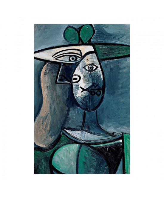 ΠΙΝΑΚΑΣ ΤΥΠΟΥ WOMAN WITH GREEN HAT HM7193.01 45X70X3 εκ.