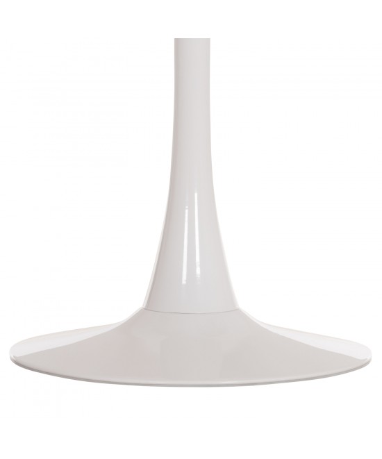 ΤΡΑΠΕΖΙ ΤΡΑΠΕΖΑΡΙΑΣ ROLLO HM9421.11 ΣΤΡΟΓΓΥΛΟ WHITE MARBLE Φ90x74Υεκ.