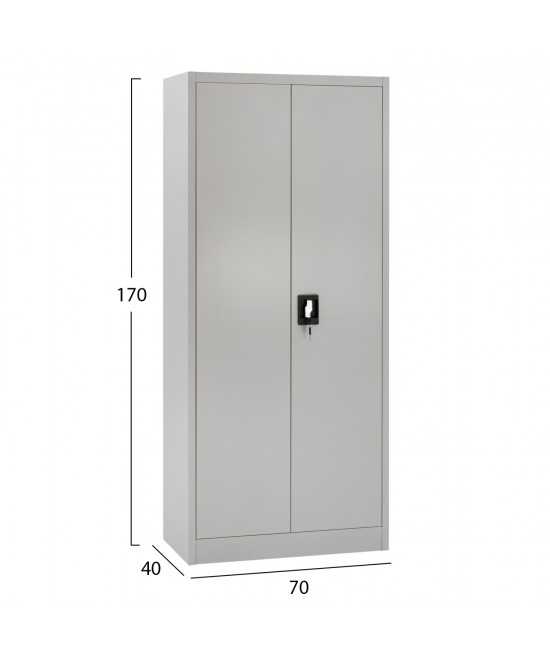 ΝΤΟΥΛΑΠΑ 2ΦΥΛΛΗ ΜΕΤΑΛΛΙΚΗ HRONDA HM5749.21 ME ΧΩΡΙΣΜΑ & ΚΛΕΙΔΑΡΙΑ 70x40x170Υεκ.