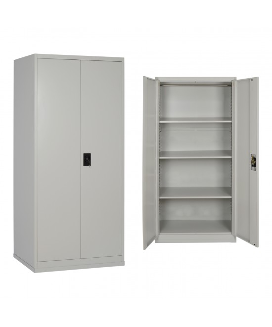 ΝΤΟΥΛΑΠΑ 2ΦΥΛΛΗ ΜΕΤΑΛΛΙΚΗ HRONDA HM5748.21 ME 3 ΡΑΦΙΑ & ΚΛΕΙΔΑΡΙΑ 70x40x170Υεκ.