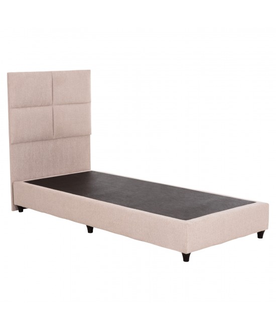 ΚΡΕΒΑΤΙ ΜΟΝΟ MILO HM652.32 ΜΠΕΖ TEDDY ΥΦΑΣΜΑ ΓΙΑ ΣΤΡΩΜΑ 90x200εκ ΚΡΕΒΑΤΙ ΜΟΝΟ MILO HM652.32 ΜΠΕΖ TEDDY ΥΦΑΣΜΑ ΓΙΑ ΣΤΡΩΜΑ 90x200εκ