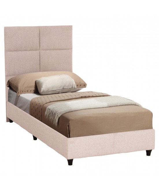 ΚΡΕΒΑΤΙ ΜΟΝΟ MILO HM652.32 ΜΠΕΖ TEDDY ΥΦΑΣΜΑ ΓΙΑ ΣΤΡΩΜΑ 90x200εκ ΚΡΕΒΑΤΙ ΜΟΝΟ MILO HM652.32 ΜΠΕΖ TEDDY ΥΦΑΣΜΑ ΓΙΑ ΣΤΡΩΜΑ 90x200εκ