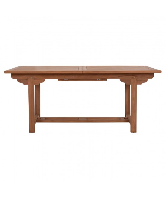 TΡΑΠΕΖΙ ΤΡΑΠΕΖΑΡΙΑΣ ΑΝΟΙΓΟΜΕΝΟ CRANDER HM6376 ΞΥΛΟ TEAK ΣΕ ΦΥΣΙΚΟ 180-240x100x76Υεκ