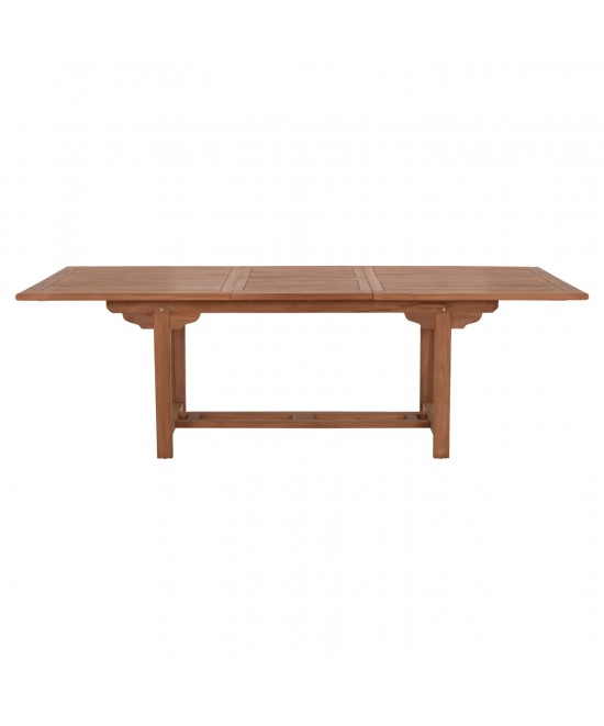 TΡΑΠΕΖΙ ΤΡΑΠΕΖΑΡΙΑΣ ΑΝΟΙΓΟΜΕΝΟ CRANDER HM6376 ΞΥΛΟ TEAK ΣΕ ΦΥΣΙΚΟ 180-240x100x76Υεκ