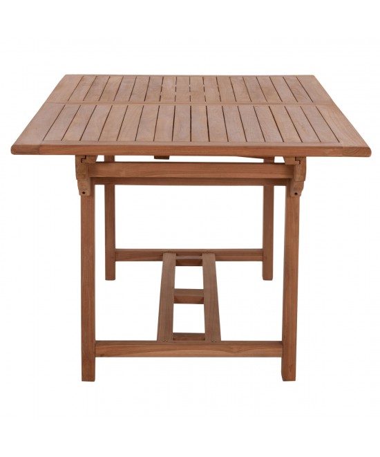 TΡΑΠΕΖΙ ΤΡΑΠΕΖΑΡΙΑΣ ΑΝΟΙΓΟΜΕΝΟ CRANDER HM6376 ΞΥΛΟ TEAK ΣΕ ΦΥΣΙΚΟ 180-240x100x76Υεκ