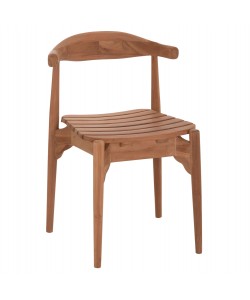 ΚΑΡΕΚΛΑ ΤΡΑΠΕΖΑΡΙΑΣ ΕΞ.ΧΩΡΟΥ DONNY HM6378 ΞΥΛΟ TEAK 52x54x74Υεκ.