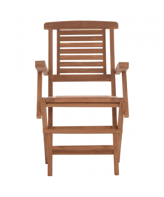 ΠΟΛΥΘΡΟΝΑ ΤΡΑΠΕΖΑΡΙΑΣ ΠΤΥΣΣΟΜΕΝΗ CRANDER HM6377 ΞΥΛΟ TEAK 53x63x90Υεκ.