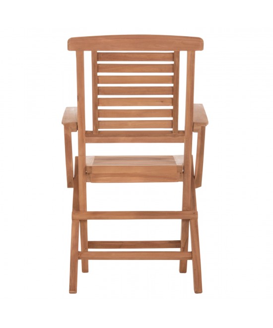 ΠΟΛΥΘΡΟΝΑ ΤΡΑΠΕΖΑΡΙΑΣ ΠΤΥΣΣΟΜΕΝΗ CRANDER HM6377 ΞΥΛΟ TEAK 53x63x90Υεκ.