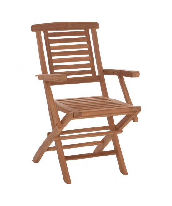 ΠΟΛΥΘΡΟΝΑ ΤΡΑΠΕΖΑΡΙΑΣ ΠΤΥΣΣΟΜΕΝΗ CRANDER HM6377 ΞΥΛΟ TEAK 53x63x90Υεκ.