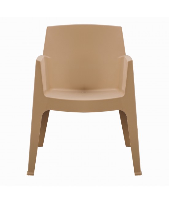 ΠΟΛΥΘΡΟΝΑ ΠΟΛΥΠΡΟΠΥΛΕΝΙΟΥ SLEEK HM6370.03 ΚΑΠΟΥΤΣΙΝΟ 68x63x82,5Υεκ.