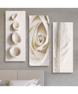 ΠΙΝΑΚΑΣ ΤΡΙΠΤΥΧΟ MDF NATURAL ELEMENTS HM7204.05 60X0,3X50 εκ.