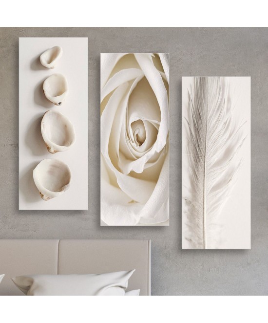 ΠΙΝΑΚΑΣ ΤΡΙΠΤΥΧΟ MDF NATURAL ELEMENTS HM7204.05 60X0,3X50 εκ.