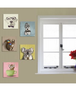 ΠΙΝΑΚΑΣ ΠΕΝΤΑΠΤΥΧΟ MDF CLEVER PETS HM7205.01 75X0,3X15 εκ.