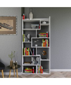 ΒΙΒΛΙΟΘΗΚΗ GRETEL ΛΕΥΚΗ 90x22x182 εκ. HM8865.01