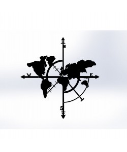 ΔΙΑΚΟΣΜΗΤΙΚΟ ΤΟΙΧΟΥ 100% ΜΕΤΑΛΛΙΚΟ ΜΑΥΡΟ ΠΑΓΚΟΣΜΙΟΣ ΧΑΡΤΗΣ 48Χ50 HM7214