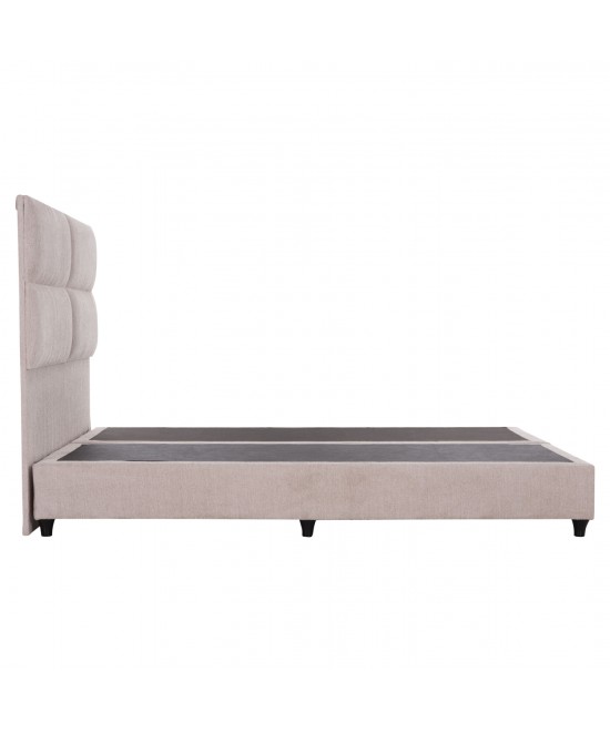 ΚΡΕΒΑΤΙ MILO HM616.32 ΜΠΕΖ ΥΦΑΣΜΑ ΓΙΑ ΣΤΡΩΜΑ 160x200εκ ΚΡΕΒΑΤΙ MILO HM616.32 ΜΠΕΖ ΥΦΑΣΜΑ ΓΙΑ ΣΤΡΩΜΑ 160x200εκ