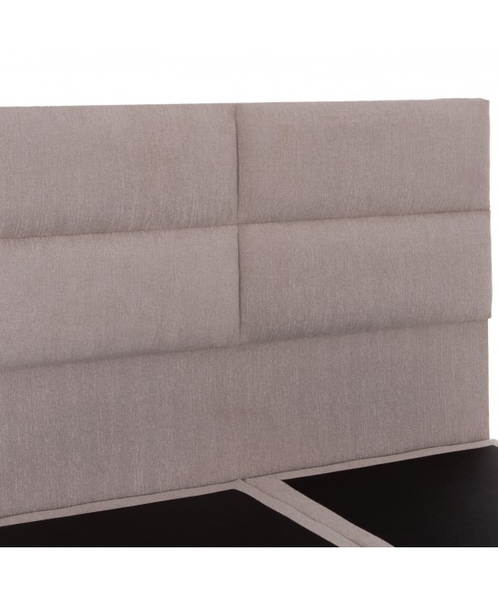 ΚΡΕΒΑΤΙ MILO HM616.32 ΜΠΕΖ ΥΦΑΣΜΑ ΓΙΑ ΣΤΡΩΜΑ 160x200εκ ΚΡΕΒΑΤΙ MILO HM616.32 ΜΠΕΖ ΥΦΑΣΜΑ ΓΙΑ ΣΤΡΩΜΑ 160x200εκ