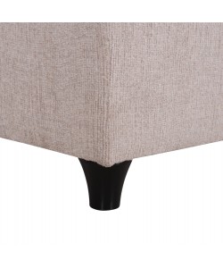 ΚΡΕΒΑΤΙ MILO HM616.32 ΜΠΕΖ ΥΦΑΣΜΑ ΓΙΑ ΣΤΡΩΜΑ 160x200εκ