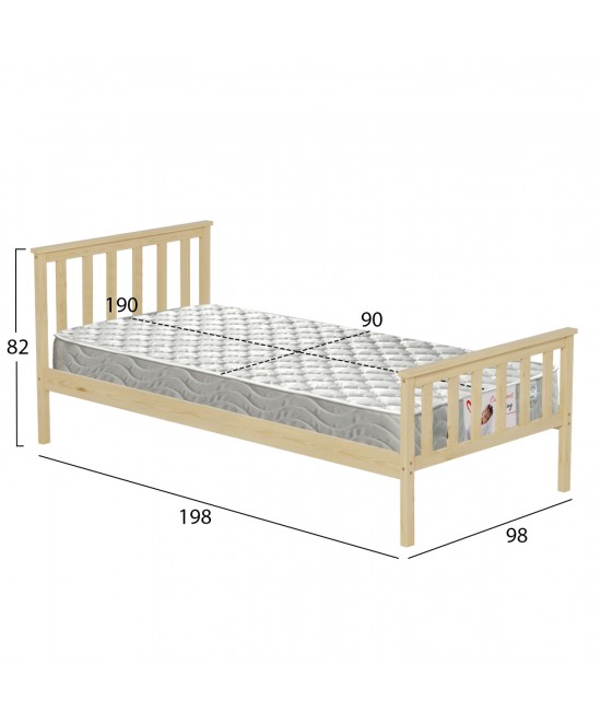 ΚΡΕΒΑΤΙ ΠΑΙΔΙΚΟ ΜΕ ΣΤΡΩΜΑ GIMLY HM21300 ΞΥΛΟ ΠΕΥΚΟΥ ΣΕ ΦΥΣΙΚΟ ΓΙΑ ΣΤΡΩΜΑ 90x190εκ ΚΡΕΒΑΤΙ ΠΑΙΔΙΚΟ ΜΕ ΣΤΡΩΜΑ GIMLY HM21300 ΞΥΛΟ ΠΕΥΚΟΥ ΣΕ ΦΥΣΙΚΟ ΓΙΑ ΣΤΡΩΜΑ 90x190εκ