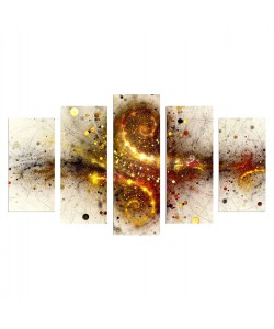 ΠΕΝΤΑΠΤΥΧΟΣ ΠΙΝΑΚΑΣ MDF EXPLOSION HM7206.07 100X60x0,3 εκ.