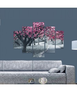 ΠΙΝΑΚΑΣ ΠΕΝΤΑΠΤΥΧΟ MDF BLOOMING TREE 82Χ56x3  HM7207.04