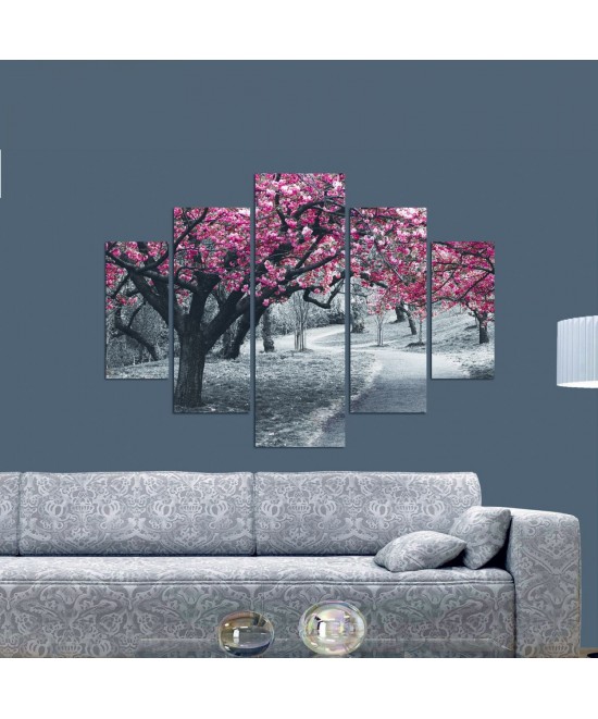 ΠΙΝΑΚΑΣ ΠΕΝΤΑΠΤΥΧΟ MDF BLOOMING TREE 82Χ56x3  HM7207.04