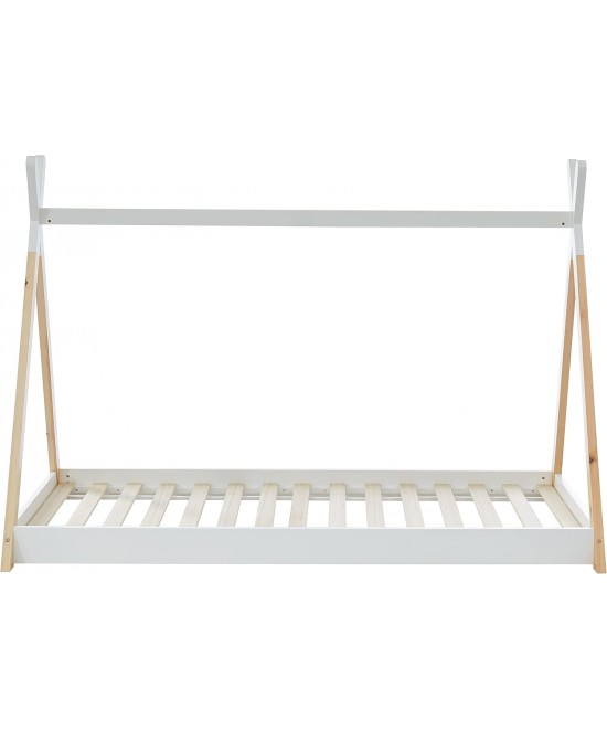 ΚΡΕΒΑΤΙ ΠΑΙΔΙΚΟ ΜΕ ΣΤΡΩΜΑ MUNK HM21308 ΞΥΛΟ ΠΕΥΚΟΥ ΦΥΣΙΚΟ-ΛΕΥΚΟ--ΣΤΡΩΜΑ 90x190εκ