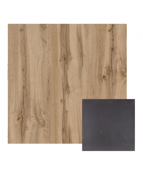 ΕΠΙΦΑΝΕΙΑ ΤΡΑΠΕΖΙΟΥ HPL ΤΕΤΡΑΓΩΝΗ HM5837.36 ΟΨΗ OAK 60x60εκ.