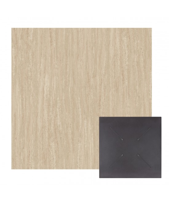 ΕΠΙΦΑΝΕΙΑ ΤΡΑΠΕΖΙΟΥ HPL ΤΕΤΡΑΓΩΝΗ HM5837.35 TRAVERTINE 60x60εκ.
