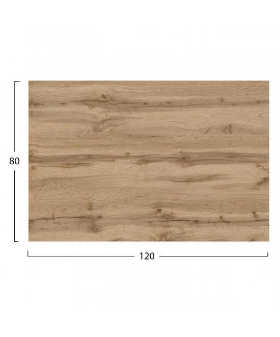 ΕΠΙΦΑΝΕΙΑ ΤΡΑΠΕΖΙΟΥ HPL ΟΡΘΟΓΩΝΙΑ HM5840.36 SONAMA OAK 120x80εκ.