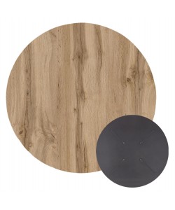 ΕΠΙΦΑΝΕΙΑ ΤΡΑΠΕΖΙΟΥ HPL ΣΤΡΟΓΓΥΛΗ HM5841.36 SONAMA OAK Φ60εκ.