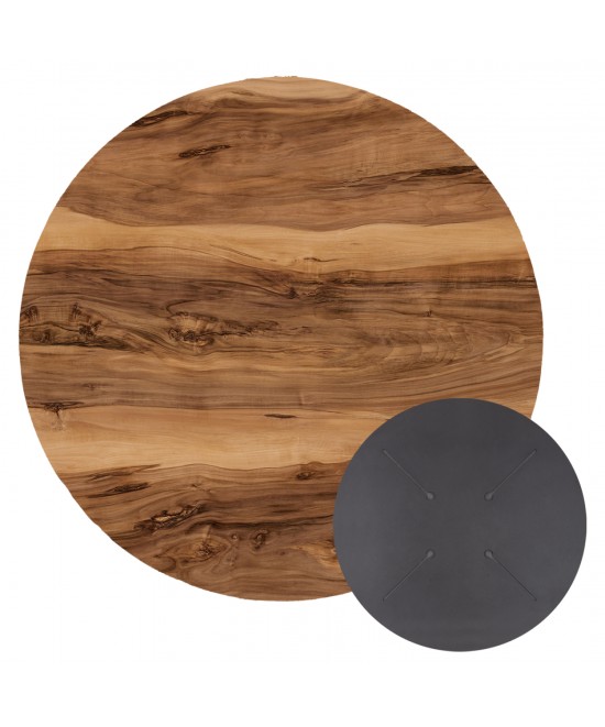 ΕΠΙΦΑΝΕΙΑ ΤΡΑΠΕΖΙΟΥ HPL ΣΤΡΟΓΓΥΛΗ HM5841.30 INDIAN SHESHAM Φ60εκ.