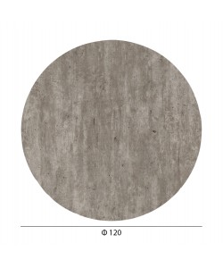 ΕΠΙΦΑΝΕΙΑ ΤΡΑΠΕΖΙΟΥ HPL ΣΤΡΟΓΓΥΛΗ HM6351.37 CONCRETE Φ120εκ.