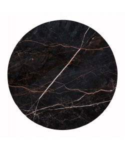 ΕΠΙΦΑΝΕΙΑ ΤΡΑΠΕΖΙΟΥ HPL ΣΤΡΟΓΓΥΛΗ HM6351.34 BLACK MARBLE Φ120εκ.