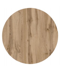 ΕΠΙΦΑΝΕΙΑ ΤΡΑΠΕΖΙΟΥ HPL ΣΤΡΟΓΓΥΛΗ HM6351.36 SONAMA OAK Φ120εκ.