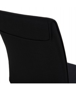 ΚΑΡΕΚΛΑ ΤΡΑΠΕΖΑΡΙΑΣ PERKY HM18347.02 ΜΑΥΡΟ ΥΦΑΣΜΑ & ΜΕΤΑΛΛΙΚΑ ΠΟΔΙΑ 44x60x87Υεκ